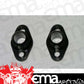 Meziere MZWP8116ANS Meziere Water Pump Port Adapters -16An Male Black Chev SB V8 (pair)