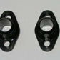 Meziere MZWP8116ANS Meziere Water Pump Port Adapters -16An Male Black Chev SB V8 (pair)