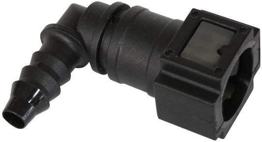 Aeroflow AF49-7002 Push On 5/16" Efi Fitting to 5/16" / 7.94mm Barb 90 Degree