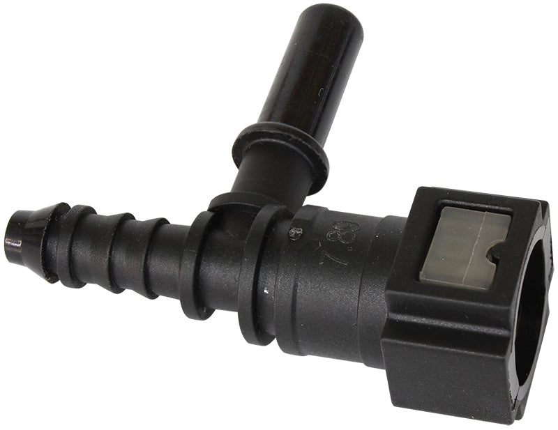 Aeroflow AF49-7003 Push On 5/16" Efi Tee to 5/16" W/Male Efi 5/16" On Side