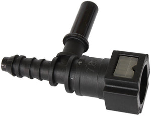 Aeroflow AF49-7003 Push On 5/16" Efi Tee to 5/16" W/Male Efi 5/16" On Side