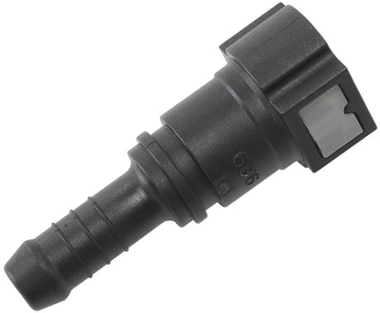 Aeroflow Performance Products AF49-7010 PUSH ON 3/8" EFI FITTING TO 3/8" / 9.65MM BARB STRAIGHT