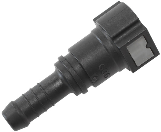 Aeroflow Performance Products AF49-7010 PUSH ON 3/8" EFI FITTING TO 3/8" / 9.65MM BARB STRAIGHT