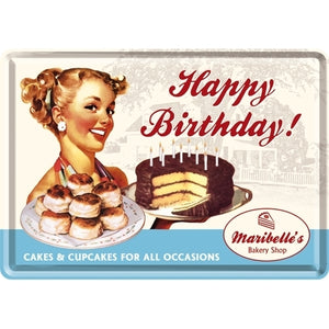 Nostalgic-Art 5110101 Metal Card Happy Birthday