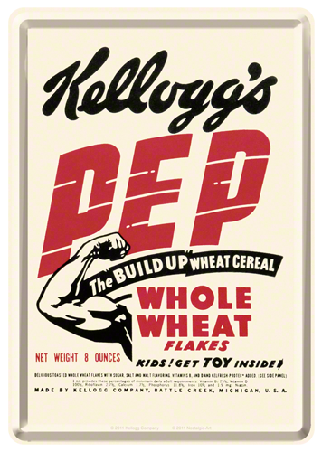Nostalgic-Art 5110158 Metal Card Kellogs Pep