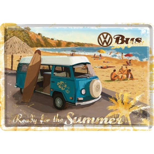 Nostalgic-Art 5110172 Metal Card VW ready for the summer