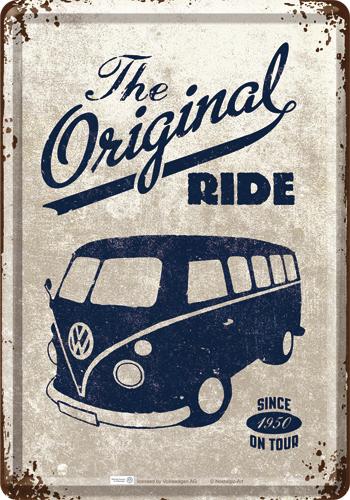 Nostalgic-Art 5110226 Metal Card Bulli Original Ride