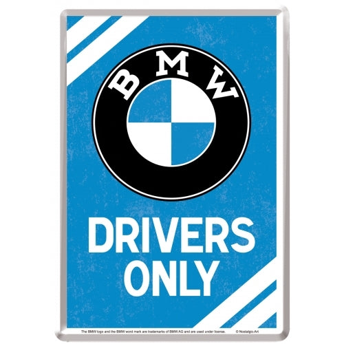 Nostalgic-Art 5110308 Metal Card BMW Drivers Only