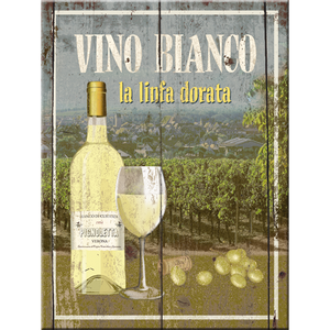 Nostalgic-Art 5114220 Magnet Vino Bianco