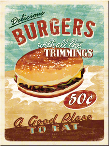 Nostalgic-Art 5114230 Magnet Burgers