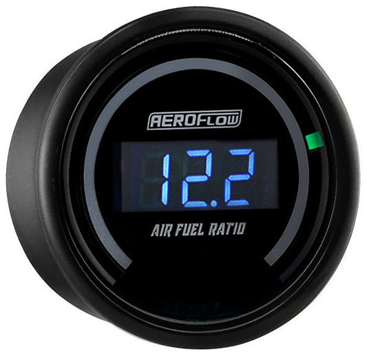 Aeroflow AF49-7500 AIR FUEL RATIO GAUGE KIT DIGITAL WIDE BAND AFR SENSOR