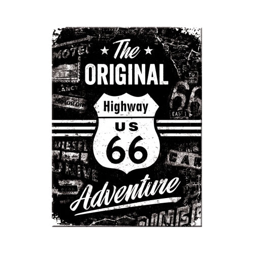 Nostalgic-Art 5114331 Magnet Route 66 Original Adventure