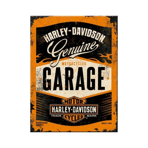 Nostalgic-Art 5114332 Magnet Harley Garage