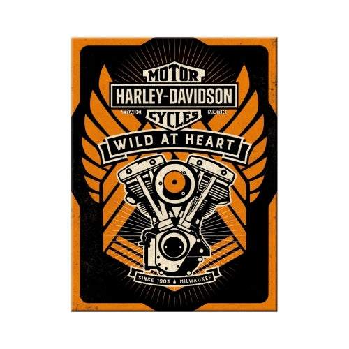 Nostalgic-Art 5114347 Magnet Harley-Davidson Wild at Heart