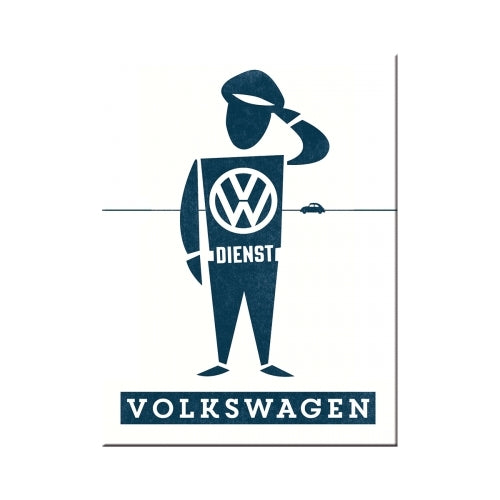 Nostalgic-Art 5114348 Magnet VW Dienst Mann