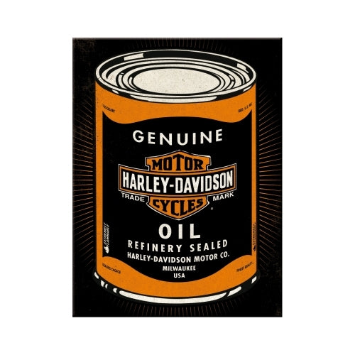 Nostalgic-Art 5114359 Magnet Harley-Davidson Oil Can