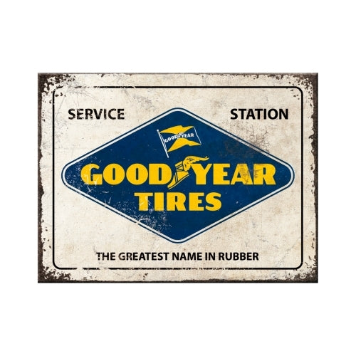 Nostalgic-Art 5114370 Magnet Goodyear Logo White