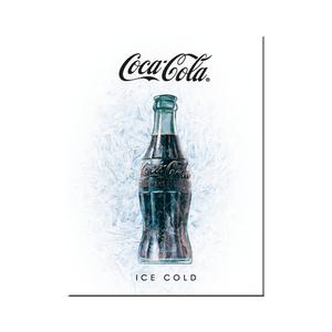 Nostalgic-Art 5114377 Magnet Coca-Cola Ice White