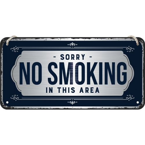 Nostalgic-Art 5128039 Hanging Sign Sorry, No Smoking