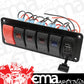 Aeroflow AF49-8000 Switch Panel 2x W/ Usb Start & 5 x On / Off Switches