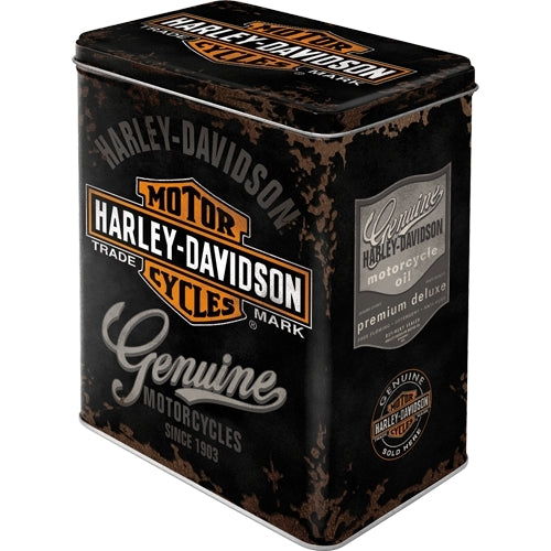 Nostalgic-Art 5130107 Tin Box Large Harley Davidson