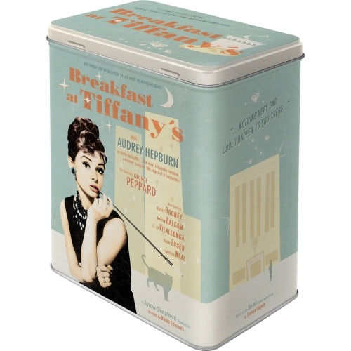 Nostalgic-Art 5130119 Tin Box Large Breakfast@Tiffany's