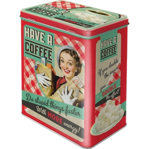 Nostalgic-Art 5130123 Tin Box Large Have a Coffee