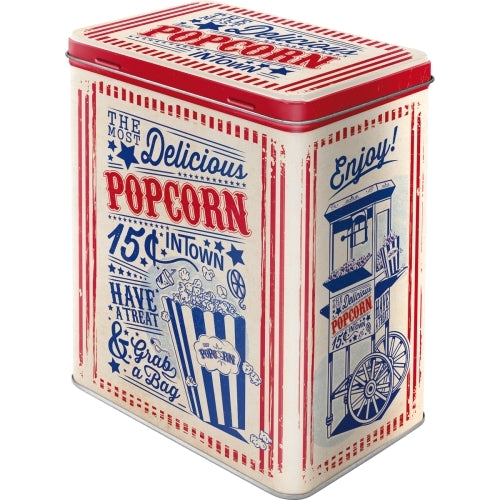 Nostalgic-Art 5130144 Tin Box Large Popcorn