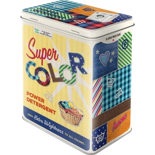 Nostalgic-Art 5130149 Tin Box Large Super Color Detergent
