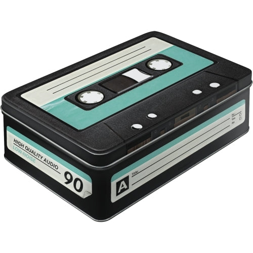 Nostalgic-Art 5130714 Flat Tin Cassette Tape