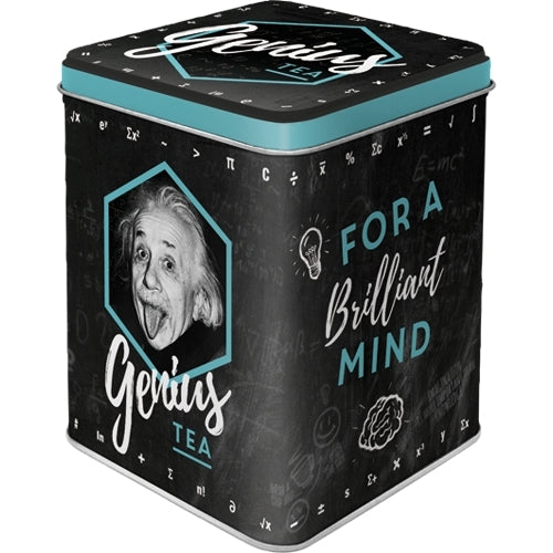 Nostalgic-Art 5131312 Tea Tin Einstein Genius Tea