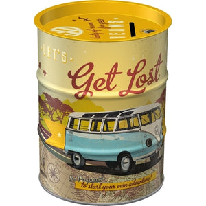 Nostalgic-Art 5131503 Money Box Oil Barrel VW Get Lost