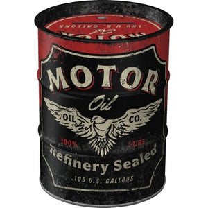 Nostalgic-Art 5131505 Money Box Oil Barrel Motor Oil