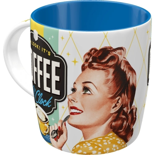 Nostalgic-Art 5143019 Mug Coffee O'Clock