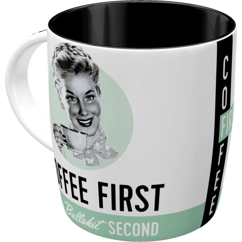 Nostalgic-Art 5143024 Mug Coffee First