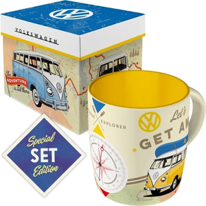 Nostalgic-Art 5143128 Mug and Gift Box Combo Kombi Lets Get Away