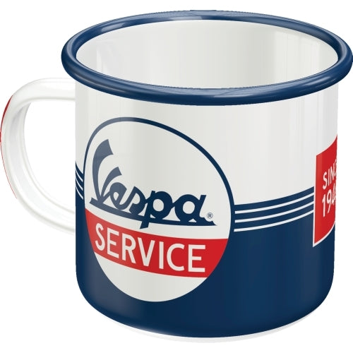 Nostalgic-Art 5143214 Enamel Mug Vespa Service