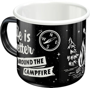 Nostalgic-Art 5143221 Enamel Mug Around The Campfire