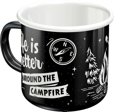 Nostalgic-Art 5143221 Enamel Mug Around The Campfire