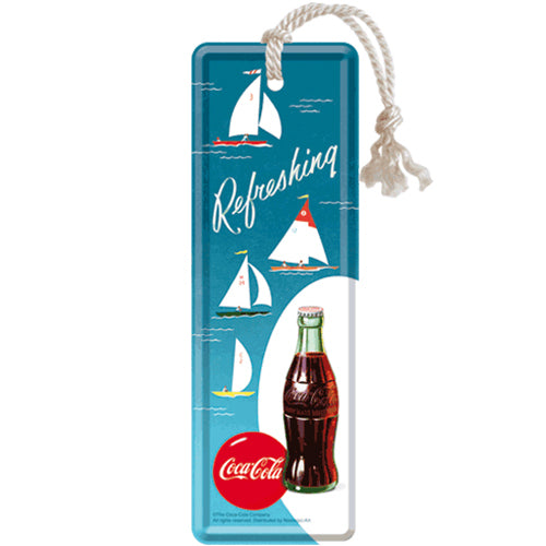 Nostalgic-Art 5145043 Bookmark Coca-Cola - Bottle Hero Poster - Sailing Boats