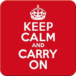 Nostalgic-Art 5146134 Coaster Keep Calm and Carry On