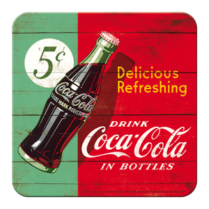 Nostalgic-Art 5146139 Coaster Coke - Refreshing Green