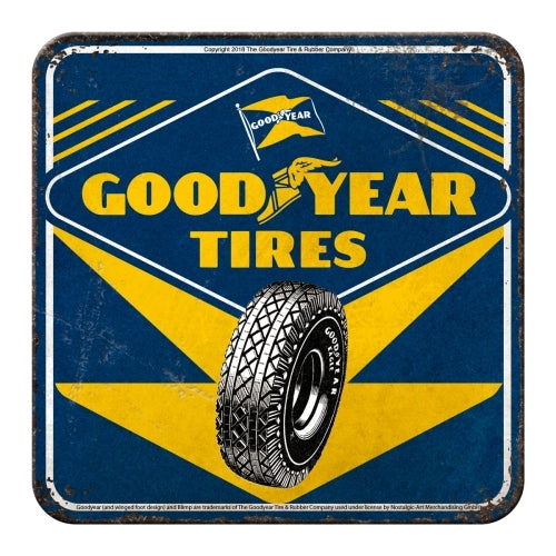 Nostalgic-Art 5146149 Coaster Goodyear Tires