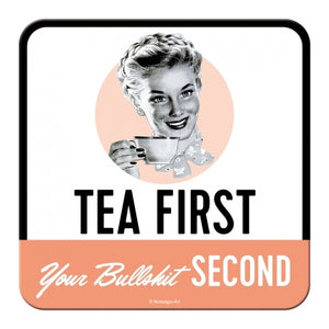 Nostalgic-Art 5146153 Coaster Tea First