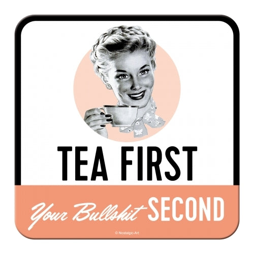 Nostalgic-Art 5146153 Coaster Tea First