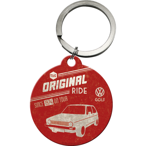 Nostalgic-Art 5148004 Keyring Round VW Golf Original ride