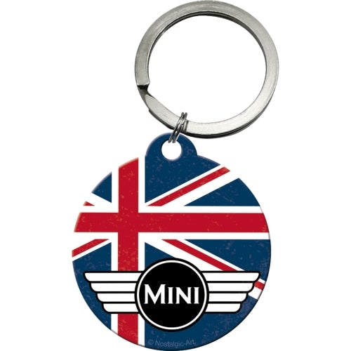Nostalgic-Art 5148018 Keyring Round Mini - Union Jack