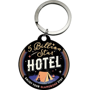 Nostalgic-Art 5148034 Keyring Round 5 Billion Star Hotel