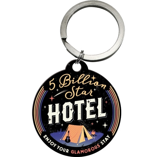 Nostalgic-Art 5148034 Keyring Round 5 Billion Star Hotel