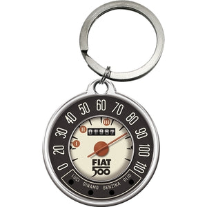 Nostalgic-Art 5148037 Keyring Round Fiat 500